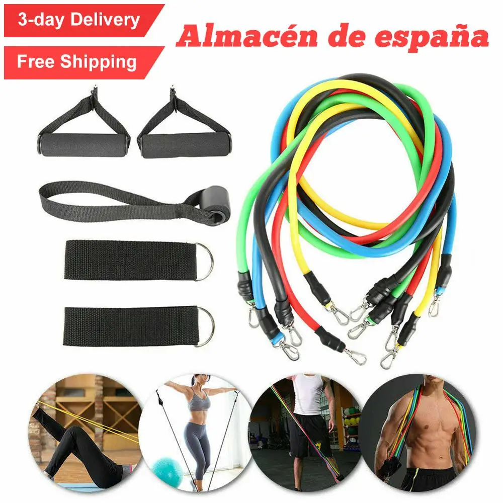 11 шт./компл. эластичные ленты для фитнеса оборудование дома тренажерного зала