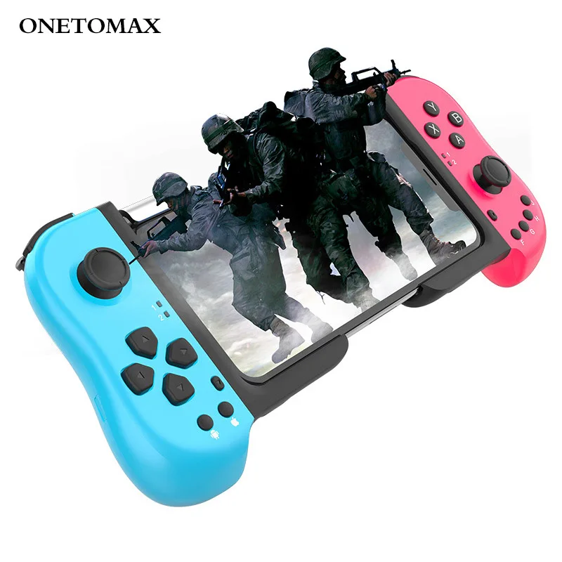 

Bluetooth Gamepad One-handed Stretchable Gaming Joystick Wireless Game Controller for iOS Android Mobile Phone Bluetooth TV 2020