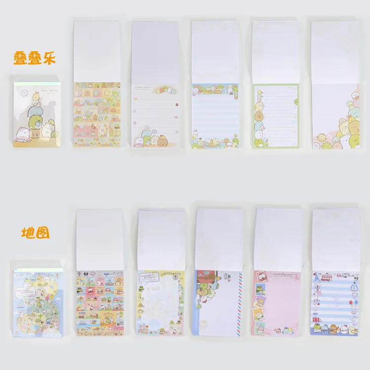 Одна книга 100 шт. наклейки на страницы уголок био мультяшный ноутбук студенческий