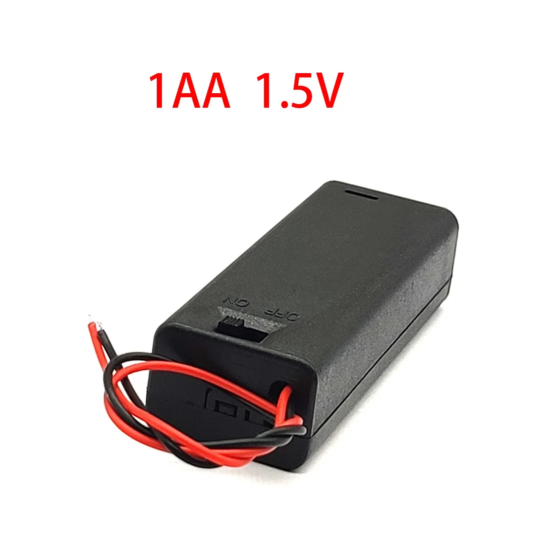 Battery Case 1/2/3/4 Slot AA Battery Case 1.5V/3V/4.5V/6V AA Battery Holder Box Storage Case With Switch battery storage box battery case battery holder battery box