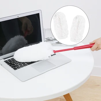 

CLEANHOME Mini Microfiber Dusters with Bendable Extension Handle and 3 Washable Refills for Cleaning Computer Keyboard Car