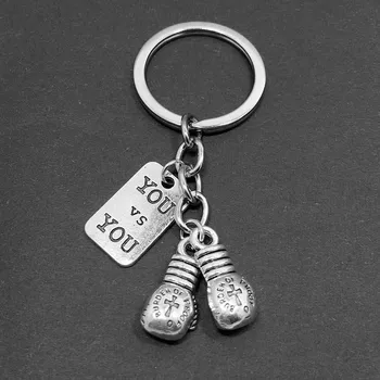 

Boxing Keyring DIY Fighting Jewelry Key Rings for Jaguar F-PACE X-Type XF XE XJ S-Type F-Type Boxer Movement Key Chain