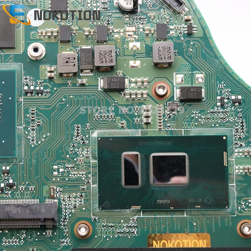 incredible  NOKOTION For Acer aspire E5-575 E5-575G laptop motherboard SR2ZV I7-7500U CPU GTX950M GPU DAZAAMB16