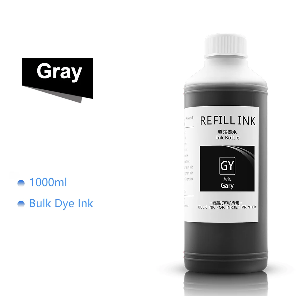 1000ML Dye Ink For Canon PFI 102 104 107 Refill For IPF 500 510 600 610 700 710 650 655 750 755 760 765 670 680 685 770 780 785
