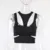 BOOFEENAA Sexy Cut Out 2 Piece Crop Tops 2021 Летняя Одежда для женщин Готический Панк Уличная Майка Черный Белый C66-AH10