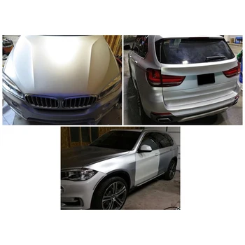 

Easy to disassemble Car Sticker Decor 1pc High quality Vinyl Matte Silver