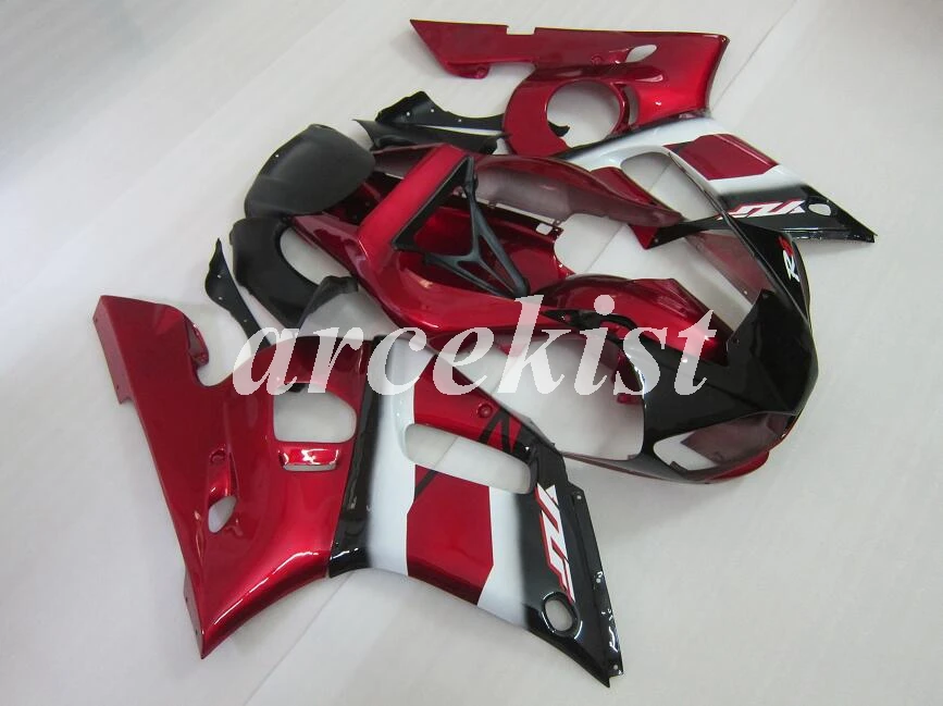 ABS Обтекатели Наборы подходит для Yamaha YZF R6 1998 1999 2000 2001 2002 обтекатель комплект R6 98 99 00 01 02 Пользовательские красный