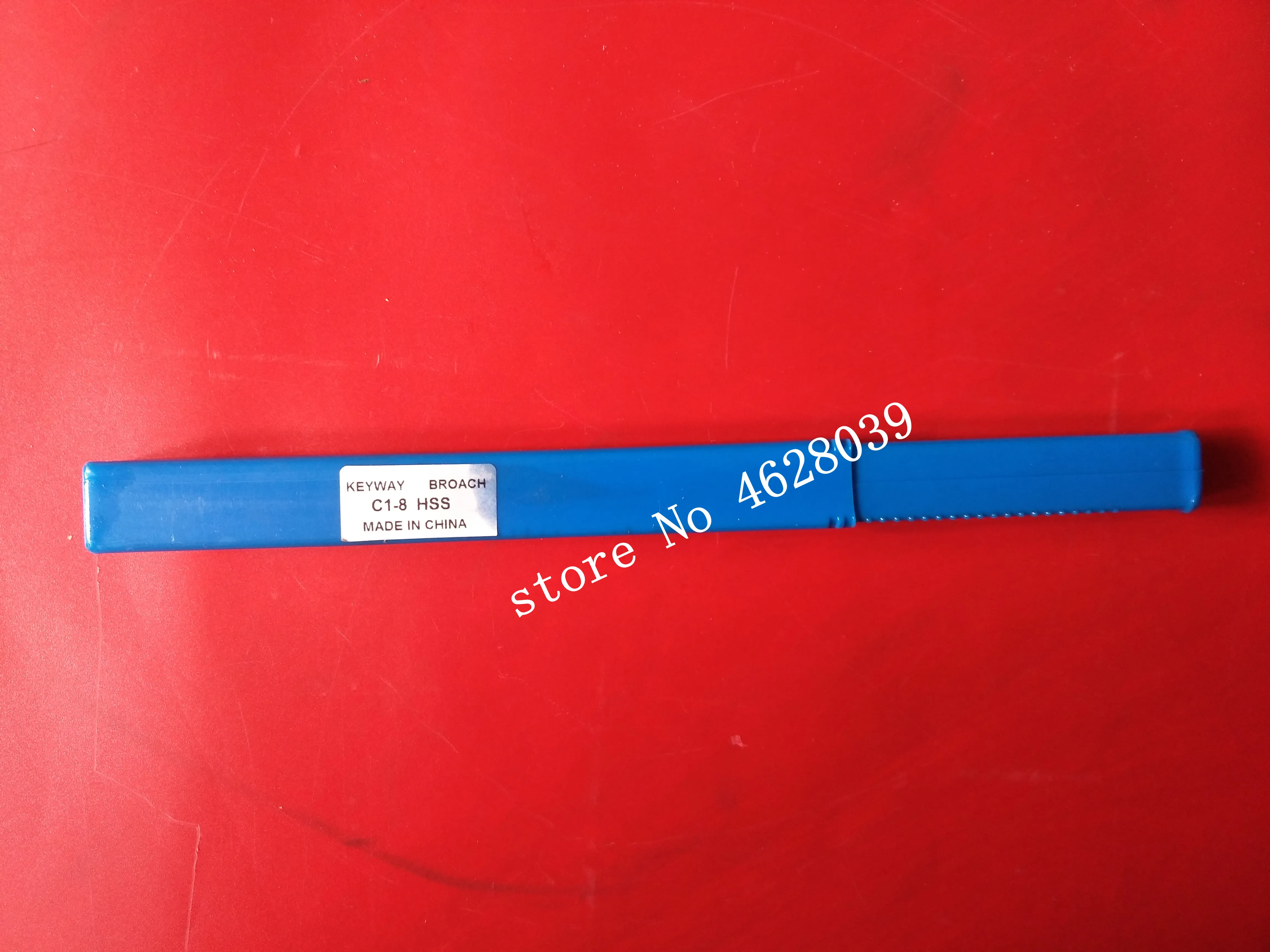 8mm C Keyway Broach Push Type High speed steel HSS Cutting Tool for CNC Broaching machine Metalworking