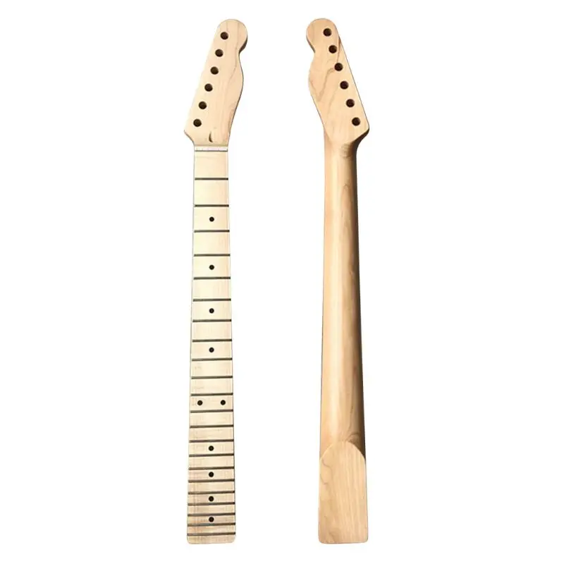 TL Electric Guitar Neck Handle 22 Frets Maple Rosewood Fretboard for Luthier Kit Guitar Part Accessories