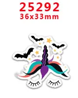 25292 30 шт. плоское украшение из смолы Единорог смолы pr25444 - Цвет: 25292