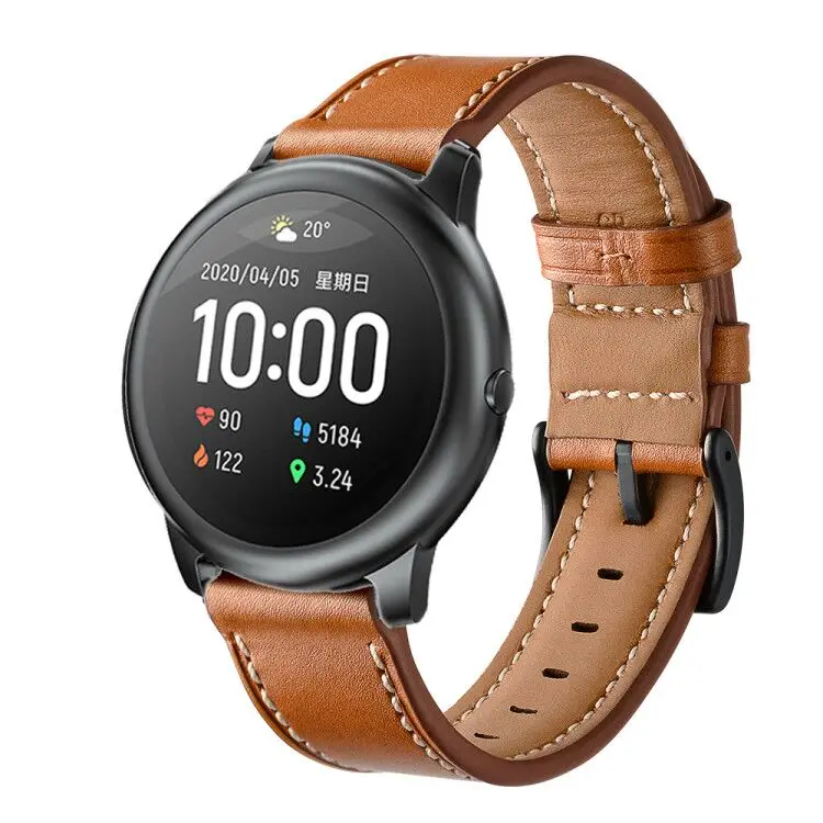 NEW-Bracelet-Genuine-Leather-Watch-Band-Strap-for-Haylou-Solar-LS05-Replacement-Wrist-band-strap-Accessories (1)