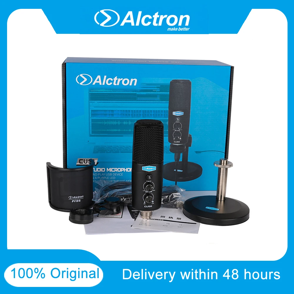 Настольный профессиональный конденсаторный микрофон Alctron CU58 для трансляции