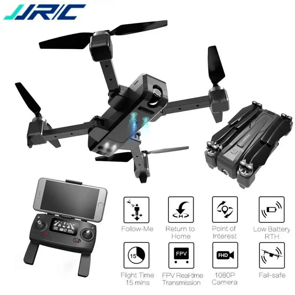 JJRC X11 Радиоуправляемый Дрон 5G wifi FPV gps с широким углом 2K камера Вертолет 20 минут