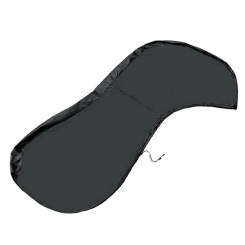 

New600D Black Full Outboard Engine Boat Cover For 30-60Hp Motor Waterproof