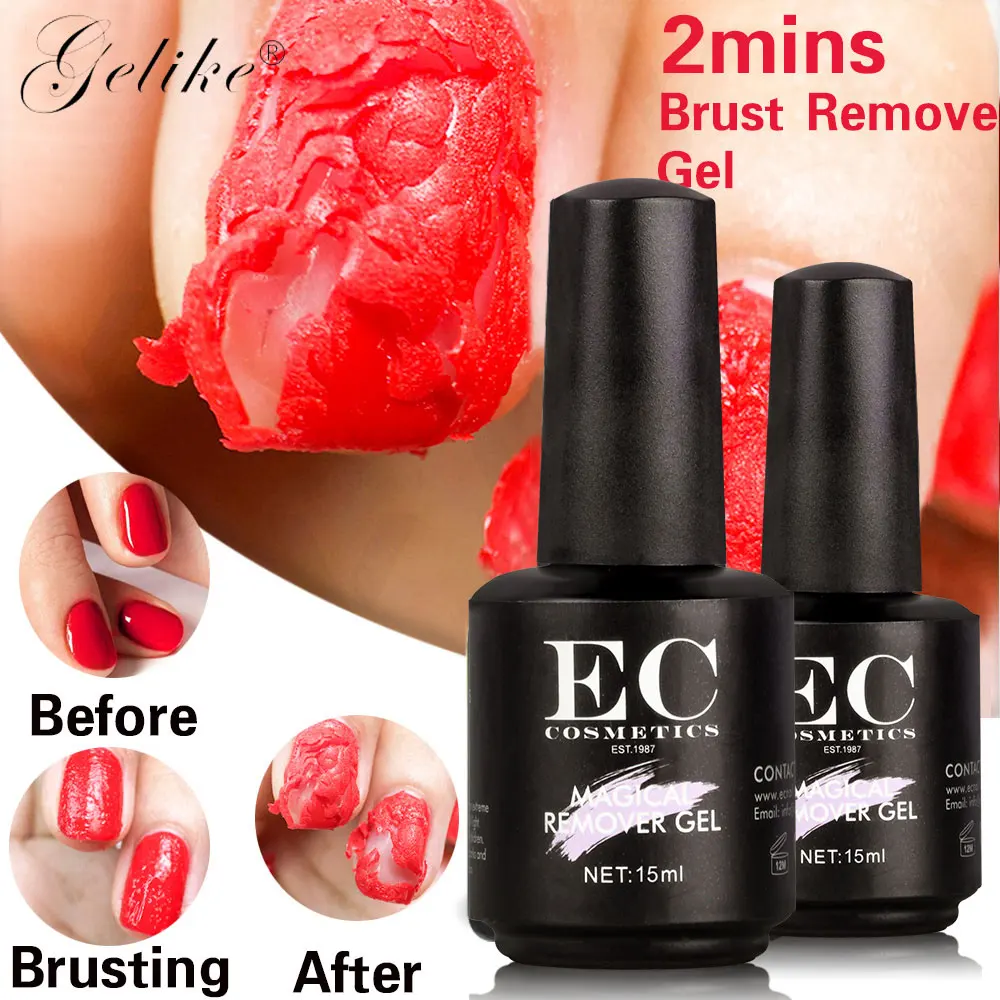 Gelike 15ml Remover Gel Nail Polish Burst Magic Remover Liquid to