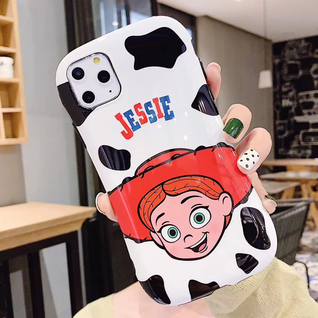 JESSIE Силиконовый чехол для iphone 11pro XS MAX XR 6s 7 8 Plus funda donald duck diamond apple iphone 11pro Max чехол - Цвет: JESSIE