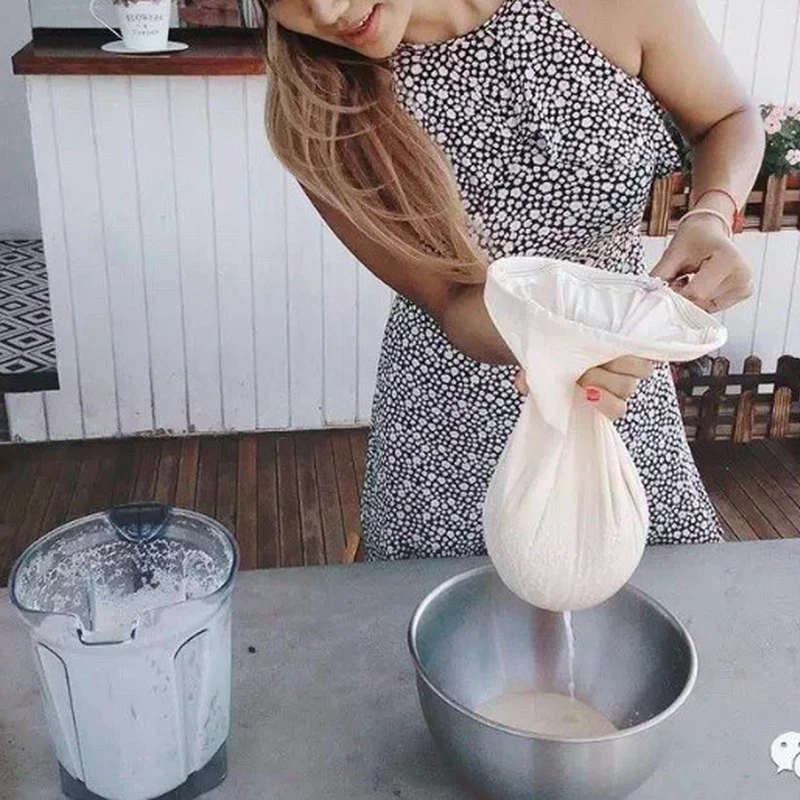 Mesh 100/200 Brew Strainer Bag Food Grade Nut Milk Wine Beer sieve Bucket Soy Juice Vegetable Stuffing Coffee Aquarium Filter