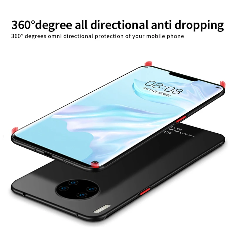 Mate 30 Чехол MSVII матовый чехол для huawei mate 30 Pro чехол mate 30 Lite Жесткий PC чехол для huawei mate 20 Pro Lite X чехол для телефона s
