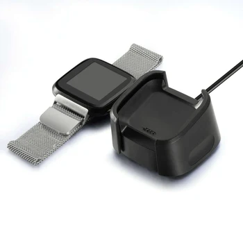 

2020 HOT Charging Cradle Dock USB Data Cable Base Desktop Charger For Fitbit Versa Smart Watch