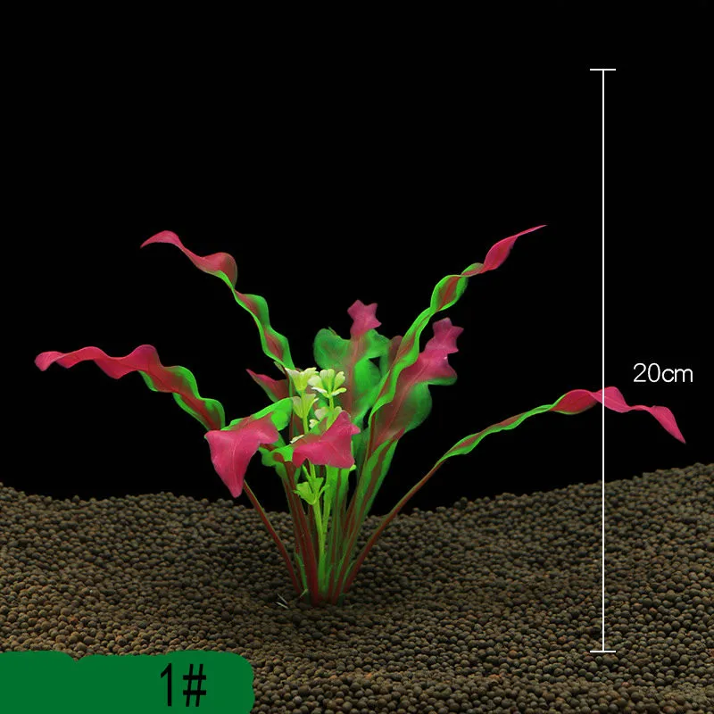 Новые искусственные подводные растения аквариума украшения аквариума красочные водная трава просмотр украшения