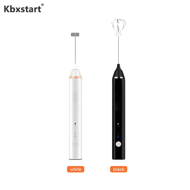 Портативный блендер Kbxstart кухонный мини с 2 венчиками и USB зарядкой|Блендеры| |