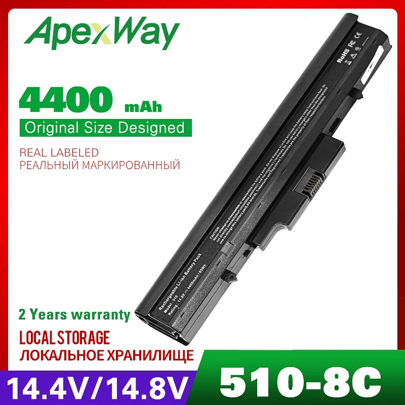Аккумулятор для ноутбука 14 8 в 4400 мАч HP 510 530 HSTNN-FB40 RW557AA 440264-ABC 440265-ABC 440266-ABC 440268-ABC |