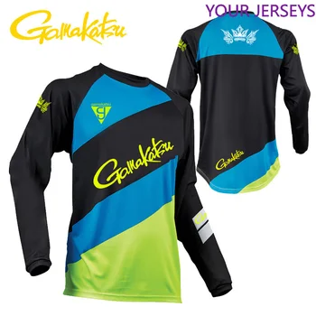 

2020 New Summer GAMAKATSU Fishing Jersey Men Clothing Fishing Clothes Anti-UV Quick-Dry Breathable Long Sleeve Fishing Shirt