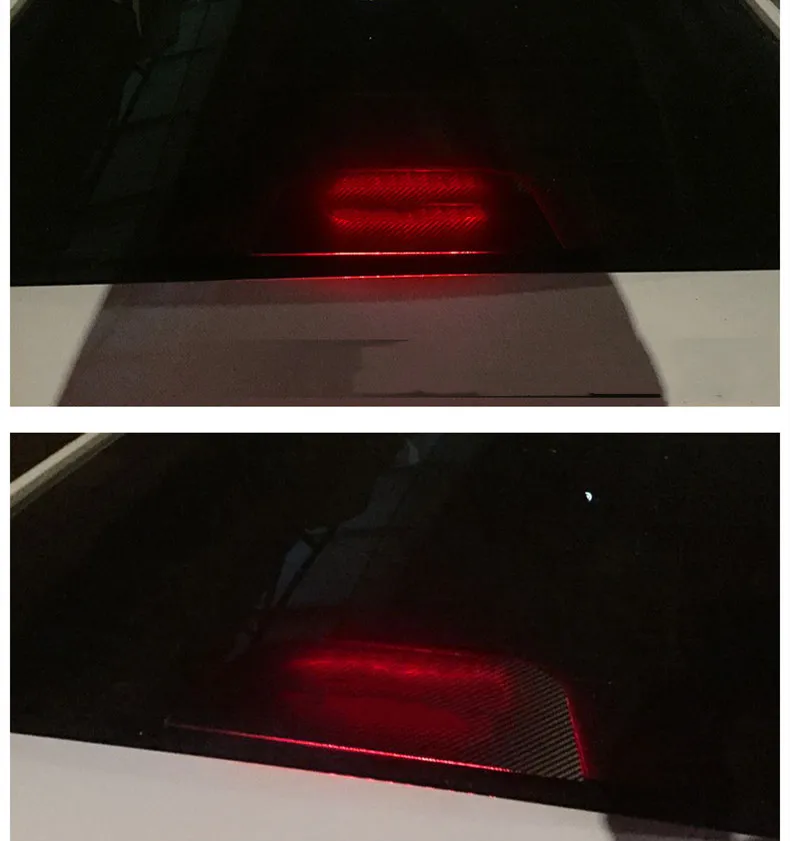 ForHondaCivic10thCarbonFiberCarBrakeLightsDecorativeCover