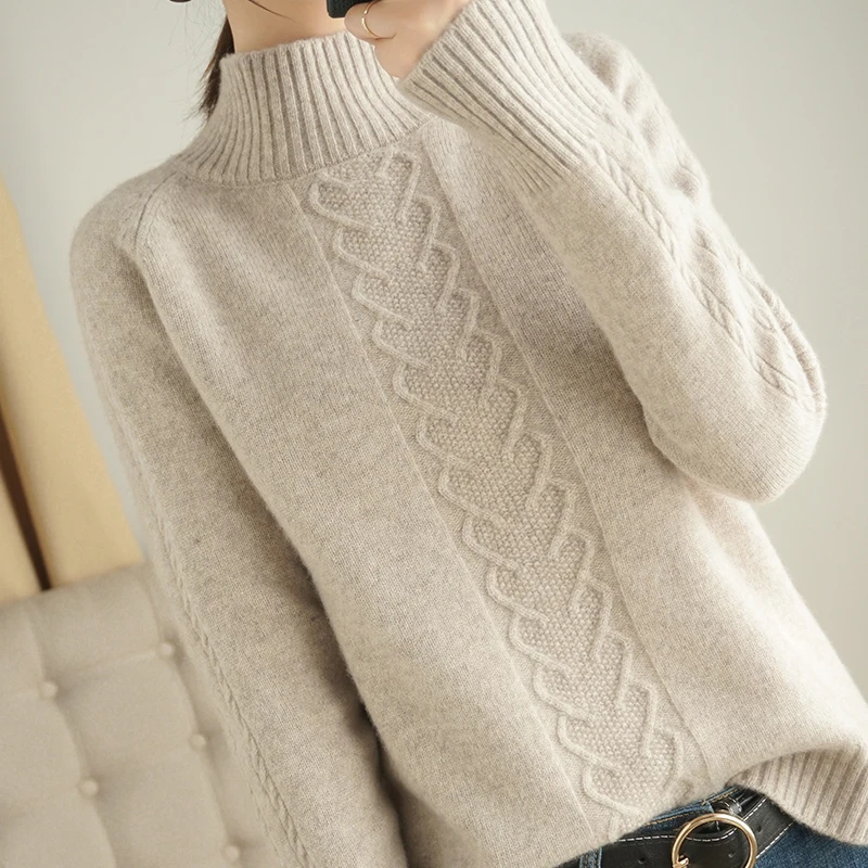 Tailor sheep Cashmere sweater women 2020 fall