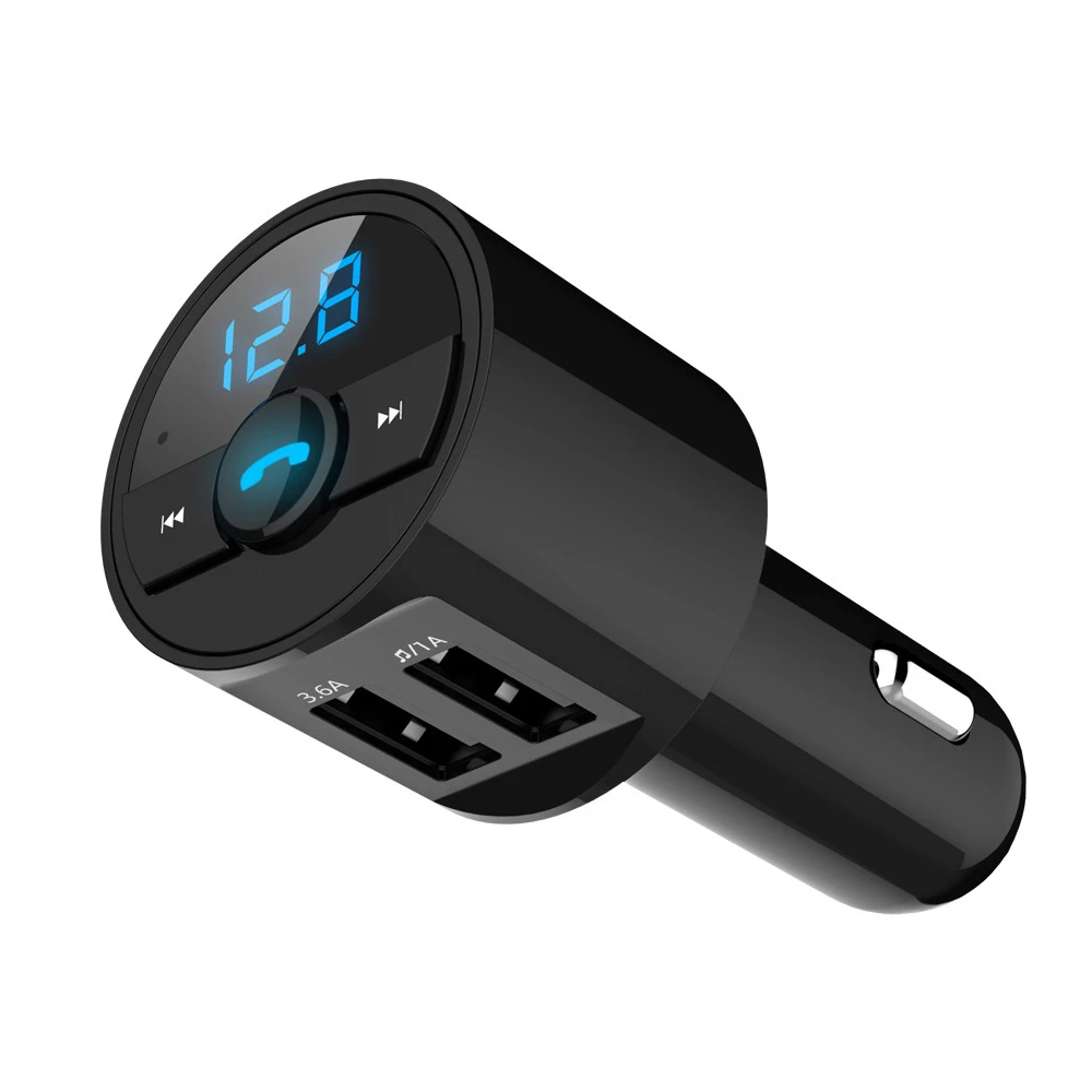 3.1A автомобильный Bluetooth fm-передатчик многофункциональный MP3-плеер с двумя usb зарядным портом беспроводной BT Встроенный микрофон