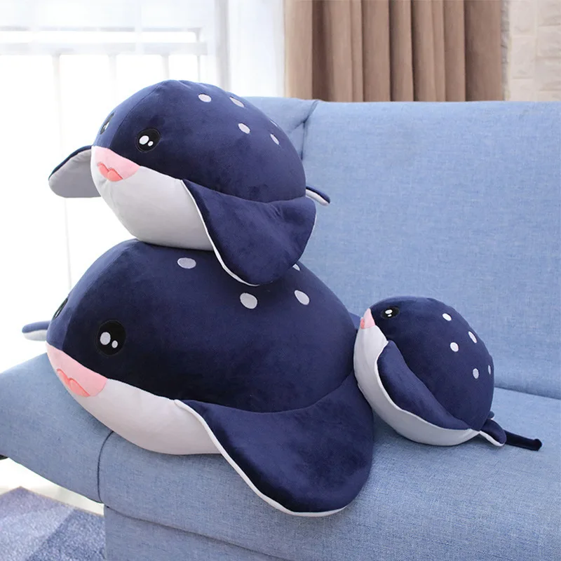 4 styles 80 35CM large size soft toy shark animal pillow for birthday gifts cushion gift 4