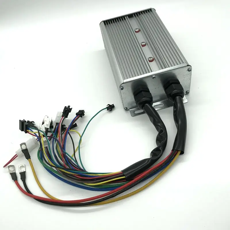 전기 자전거 48V 60V 1200W 45A 드라이버 컨트롤러 및 브러시리스 모터 LH100 디스플레이 60V 용 LH-100 LCD 디스플레이 컨트롤러