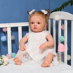 Poupées de bébé Reborn Tutti faites à la main en vinyle, 60cm, 24 pouces, cadeau de noël pour filles 