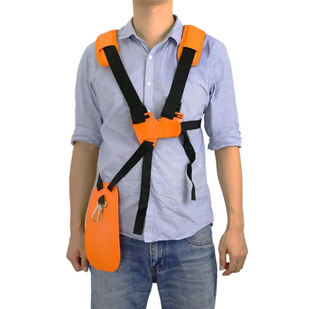 Adjustable Strimmer Double Shoulder Harness Strap Mower Trimmer Padded Belt Garden Protection Panel Lawn mower harness hot