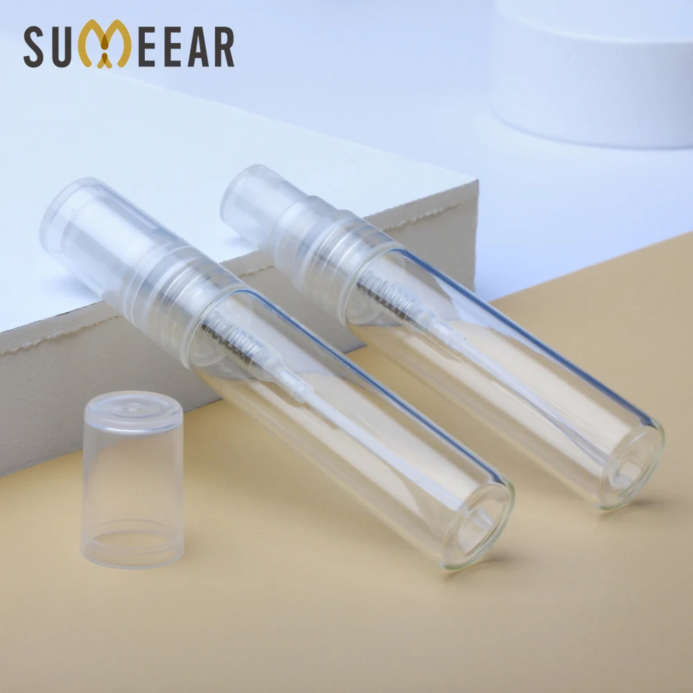 100 Pieces/Lot 5ML Transparent Glass Perfume Bottle Mini Portable Perfume Essential Empty Containers Atomizer For Travel perfume bottle perfume atomizer mini perfume bottle mini perfume atomizer refillable perfume bottle