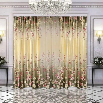 

Комплект штор Алия Сакура Блэкаут (тюль в комплекте)