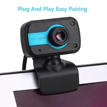 

2020 HD Webcam CMOS USB Camera Digital Video Camera with Microphone Clip-on Laptop