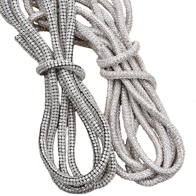 1 Yard Rhinestone Rope Trimming Cotton Mesh Claw Diamond Belt Crystal Cord  Diy For Garment String Shoes Bags Luggage Accessories - Rhinestones -  AliExpress