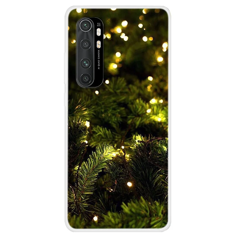 Soft Silicone Case For Xiaomi Mi 10 Lite 5G Case Soft TPU Christmas Case For Xiaomi Mi Note 10 Lite 10T Pro Ultra A3 9 Lite Case xiaomi leather case