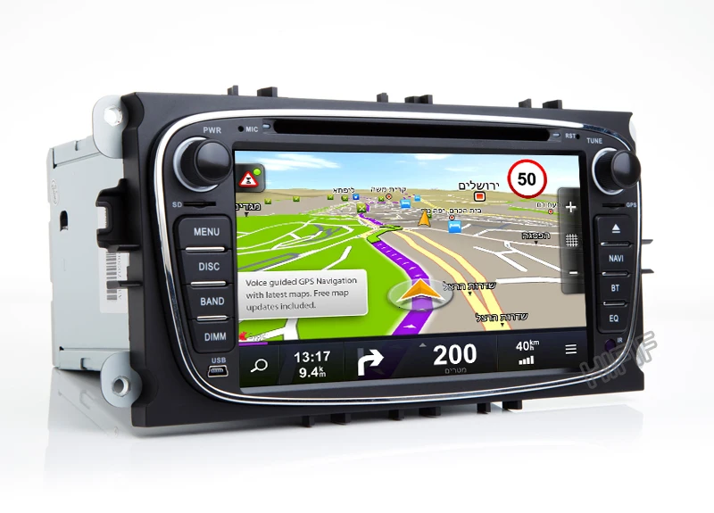 Sale DSP IPS Android 9.0 2 din CAR DVD For FORD focus Mondeo S-MAX C-MAX Galaxy kuga multimedia player GPS radio stereo auto audi 13