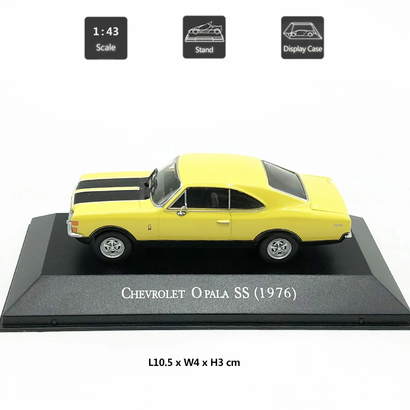 HOMMAT 1/43 Chevrolet Opala SS 1976 модель автомобиля сплав 1:43 винтажная литая под давлением игрушечная машинка модели автомобилей игрушки для детей с коробкой