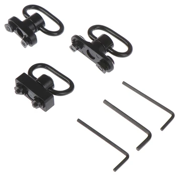

Quick Release QD Sling Swivel Adapter Rail Mount Tools Kit Hunting Outdoor Sports Mount Swivel Stud Mount Adapter For M Lok Rail