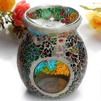 

House Pocelain Incense Burner Colorful Romantic Crafts Candle Incense Burner Holder Bruciatore Incenso Home Decoration EA6XXL