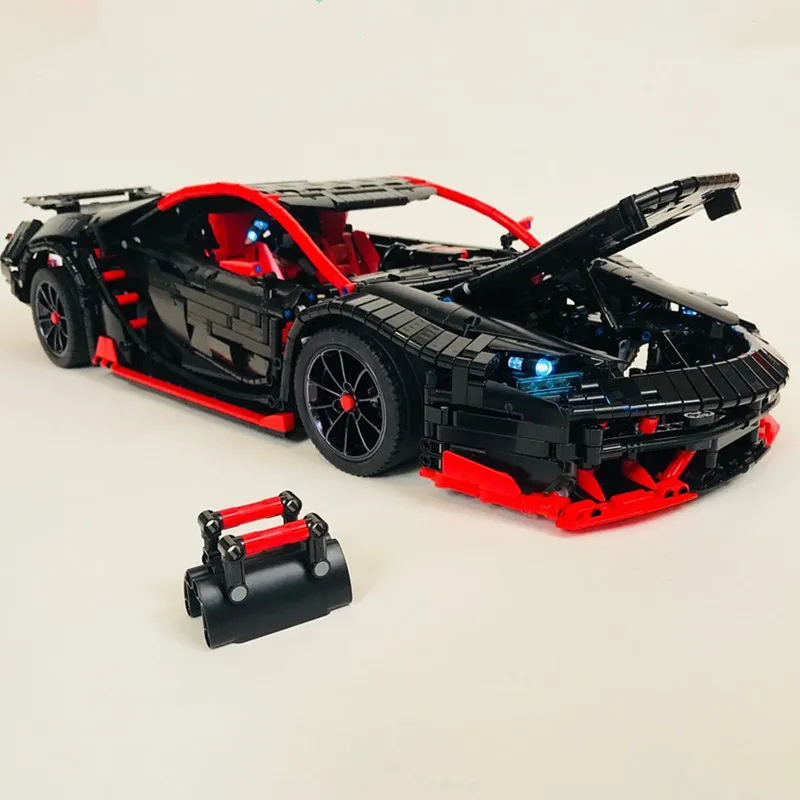 Спортивный автомобиль 100th юбилей издание центенарио MOC-12560 RC двигатель мощность Функция автомобиль Fit строительный блок кирпичи модель