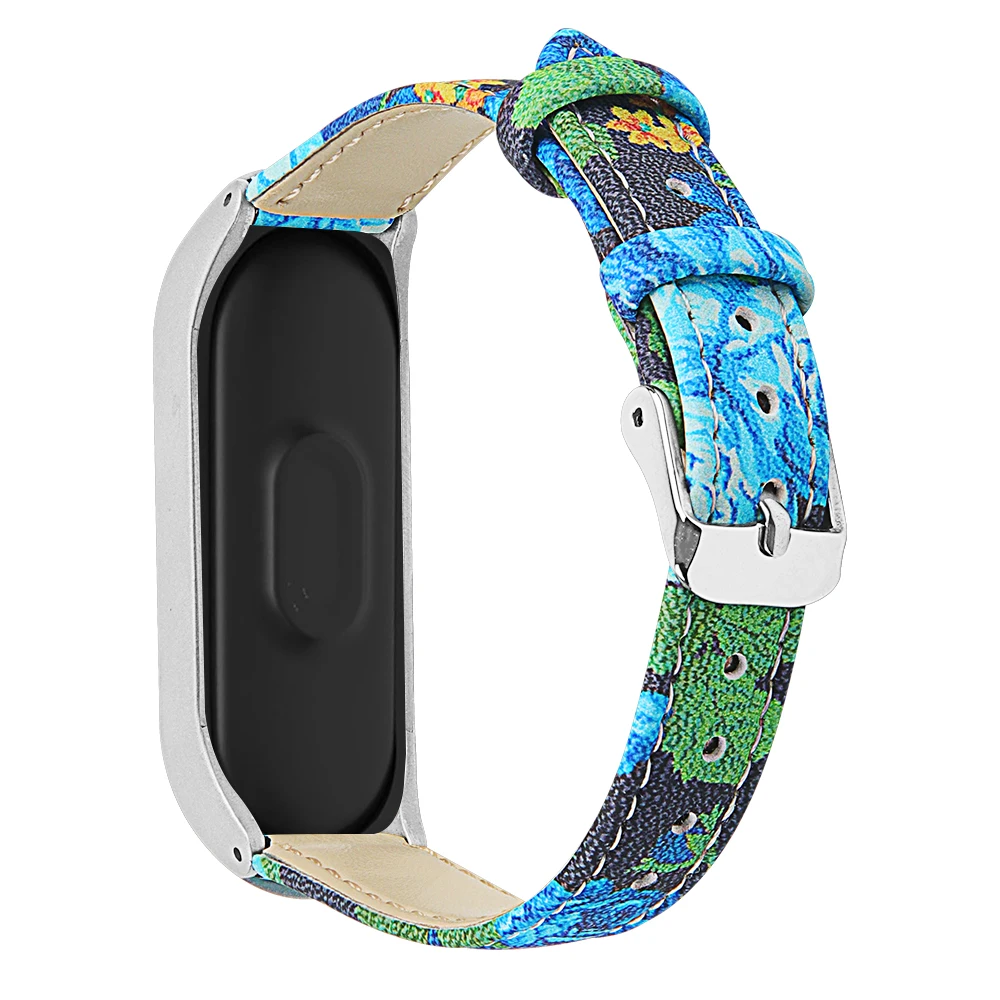 Для Xiaomi mi Band 3 mi Band 4 ремешок для часов Высокое качество Натуральная кожа сменный ремешок для часов mi Band 3 mi Band 4 браслет