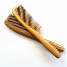 

Anti-wrapped Anti-static Natural Material Wooden Comb with Fine Teeth Round Handle Small Gift Portable Modeling Tool barber