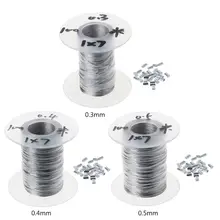 100 м 304 Проволочный Трос из нержавеющей стали мягкий рыболовный подъемный кабель 7*7 бельевая леска с 30 алюминиевыми наконечниками