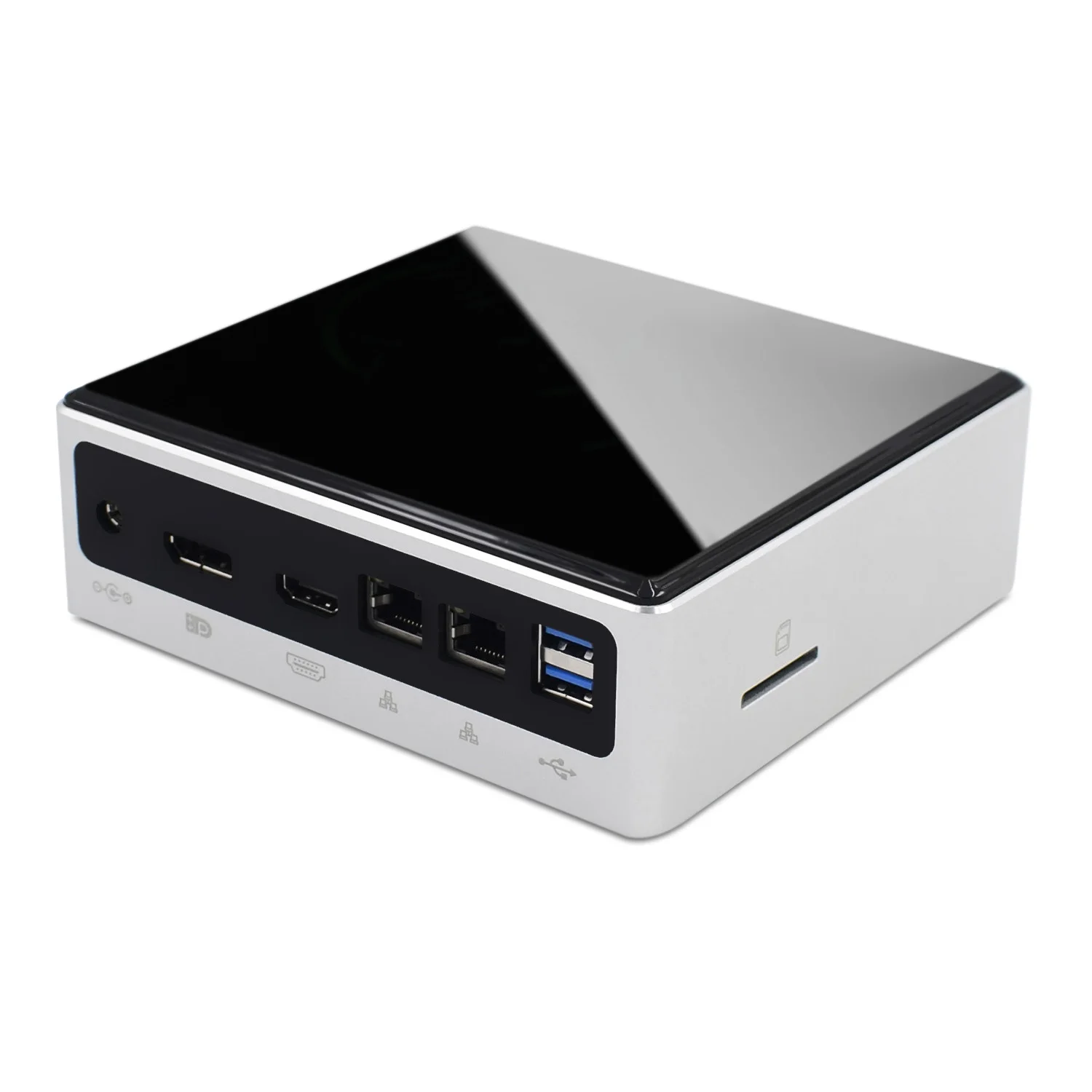 Мини ПК 10 го поколения Intel i7 8550U i5 8250U 4 ядра 8 потоков 2 * DDR4 Lans M.2 NVMe NUC компьютер Win10 Pro