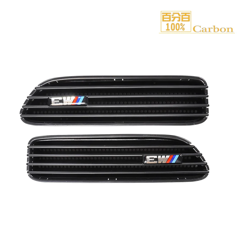 

ABS Matt Black Side Vent Grille Cover For E90 E46 M3 Style Fender Decoration Trim 2005-2012
