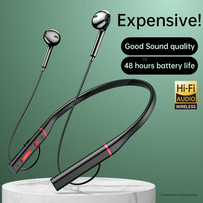 Беспроводные Bluetooth наушники DDJ с шейным ободом для Huawei Samsung Xiaomi игровая гарнитура
